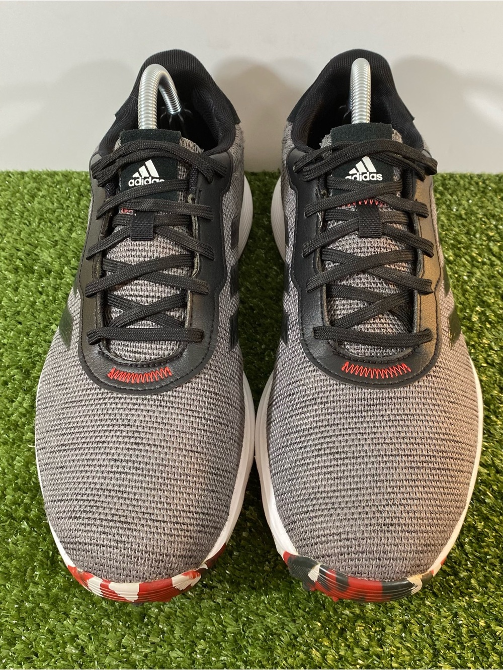 Adidas S2G SL Golf Shoes Men's Size 10.5 Grey/Black Scarlet Red Water Proof